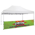 15 Foot Wide Tent Half Wall and Premium Stabilizer Bar Kit (Full-Color Full Bleed Dye-Sublimation)